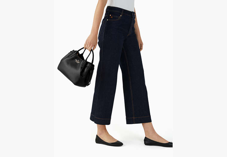 Dumpling Small Satchel Bag Black Black