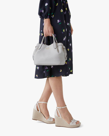 KateSpade Dumpling Small Satchel Bag Mountain Grey