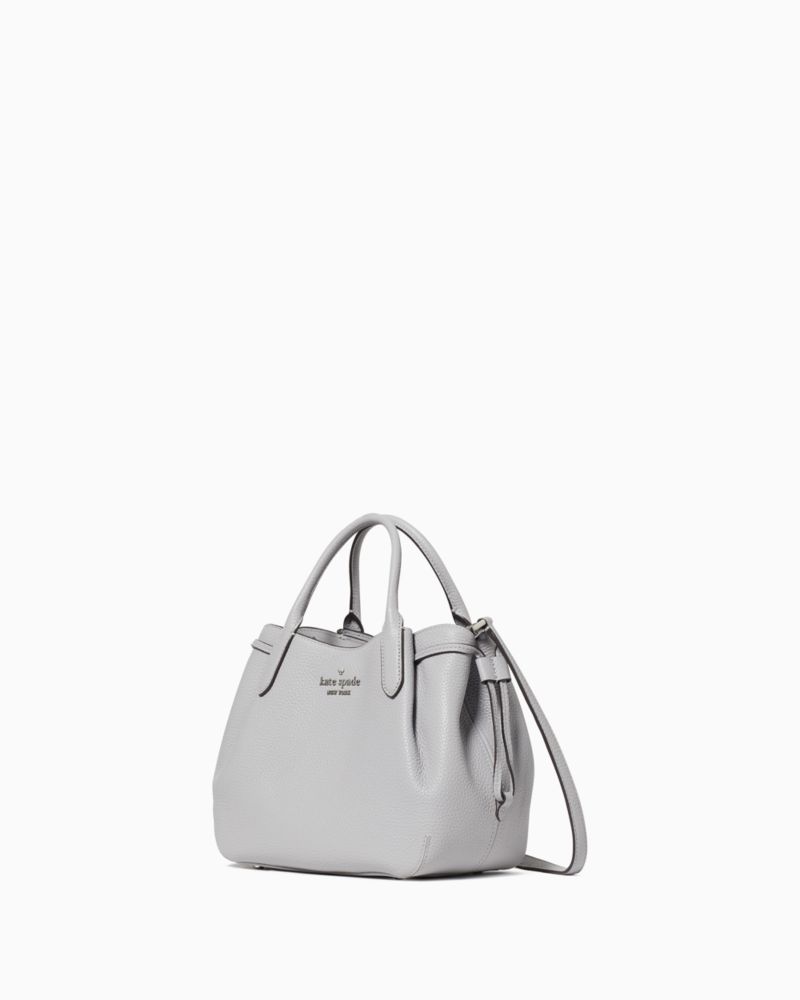 KateSpade Dumpling Small Satchel Bag Mountain Grey