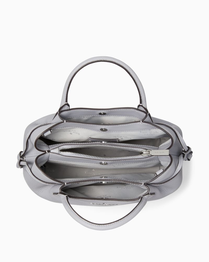 KateSpade Dumpling Small Satchel Bag Mountain Grey