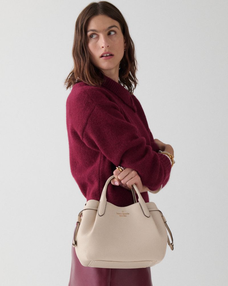 KateSpade Dumpling Small Satchel Bag Hay