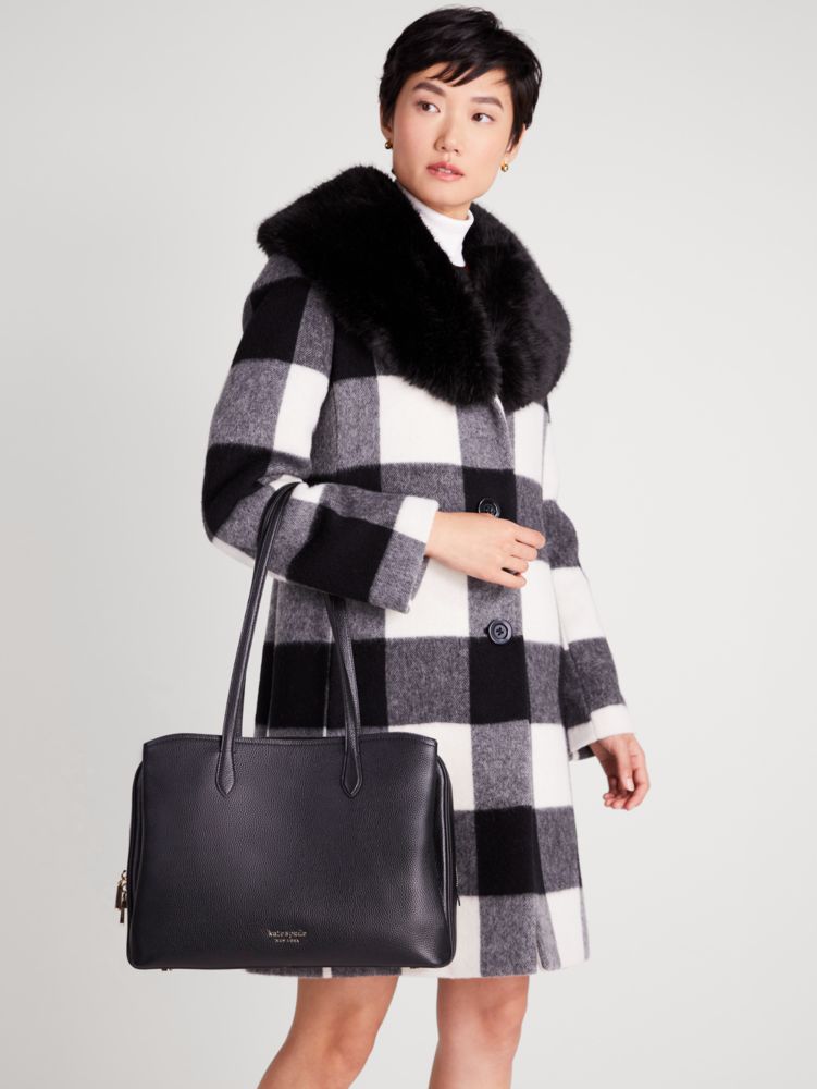 KateSpade Hudson Large Work Tote Black