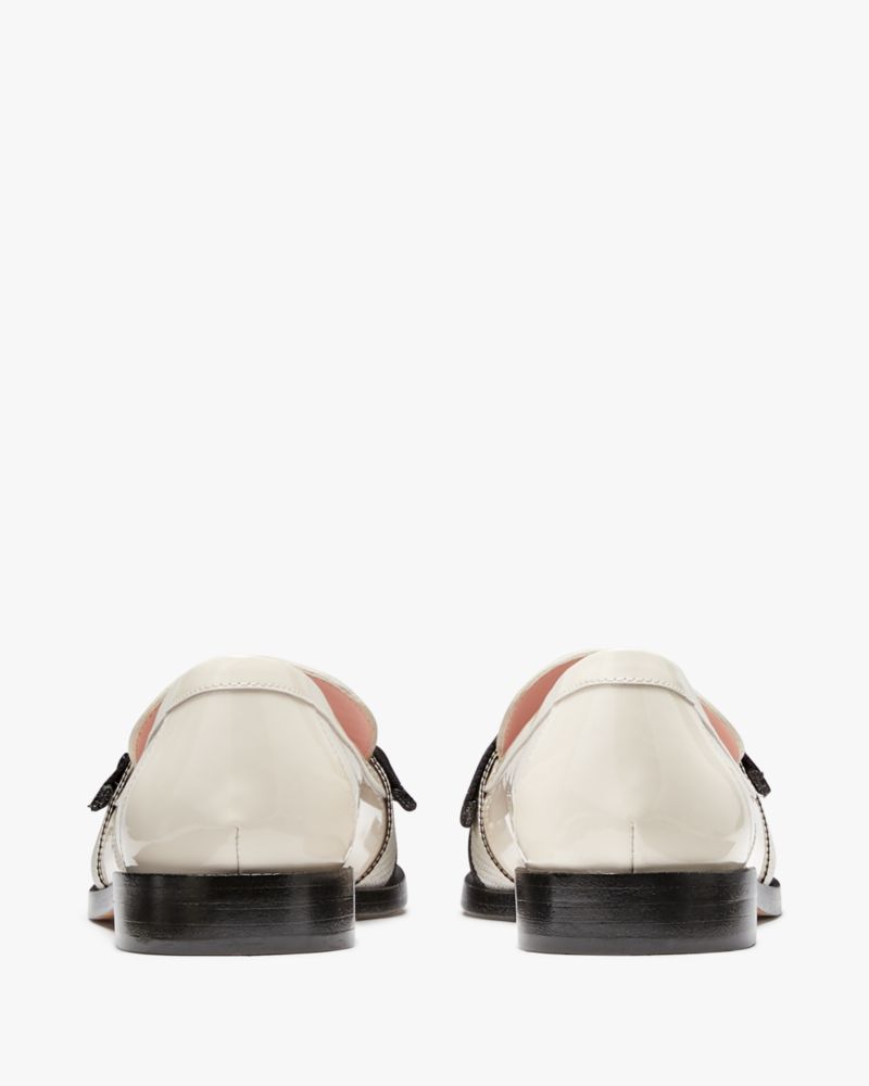 Katespade Leandra Loafers Cream Black Multi