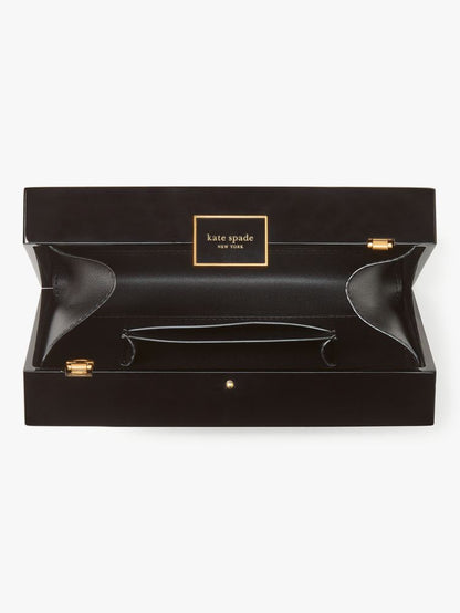 KateSpade Sweet Treats Jeweled Resin Small Clutch Black Multi