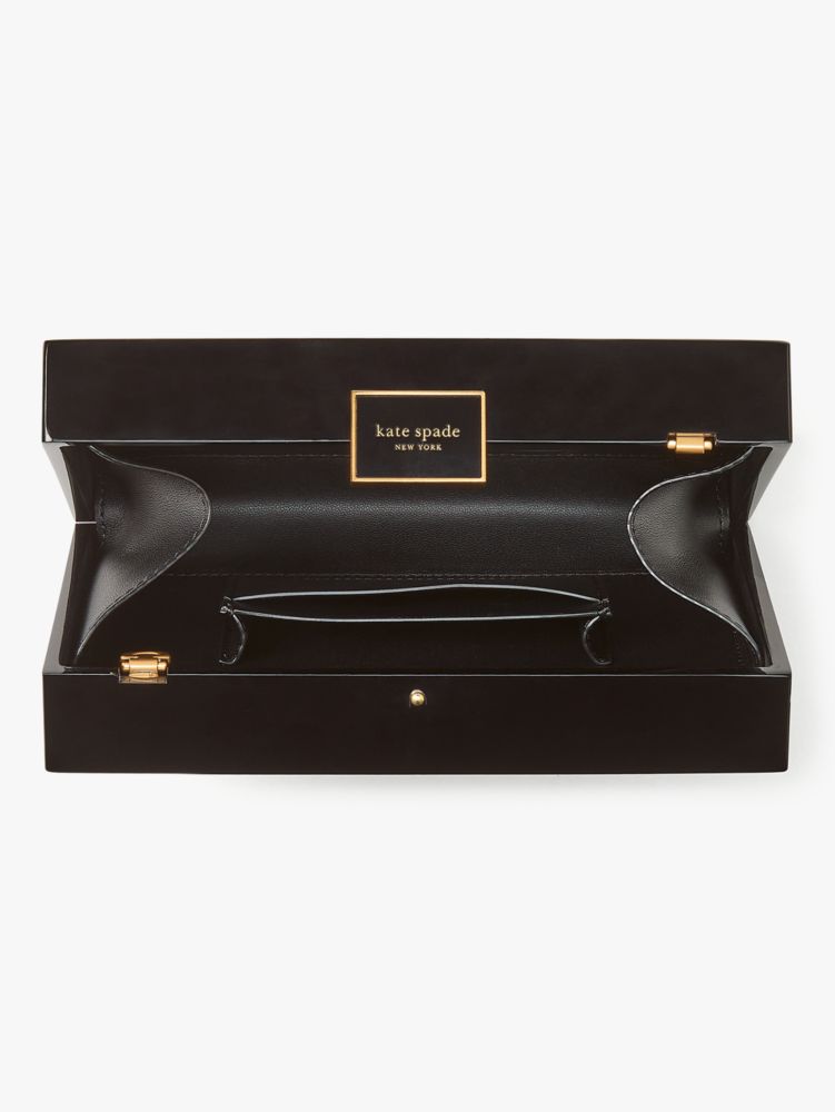 KateSpade Sweet Treats Jeweled Resin Small Clutch Black Multi