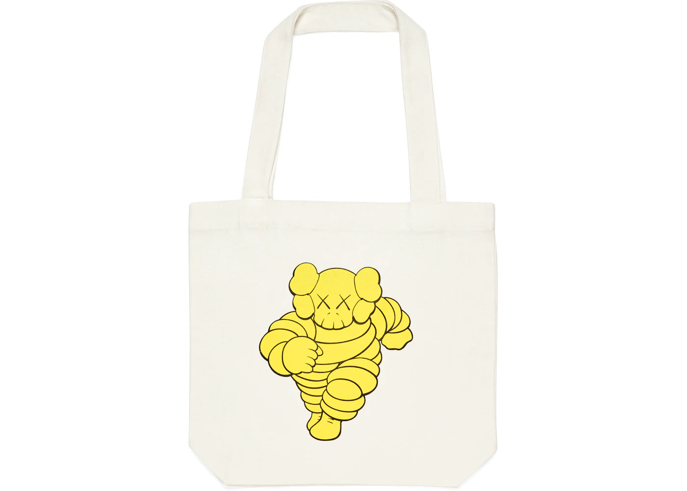 Kaws Chum Tote Bag Yellow