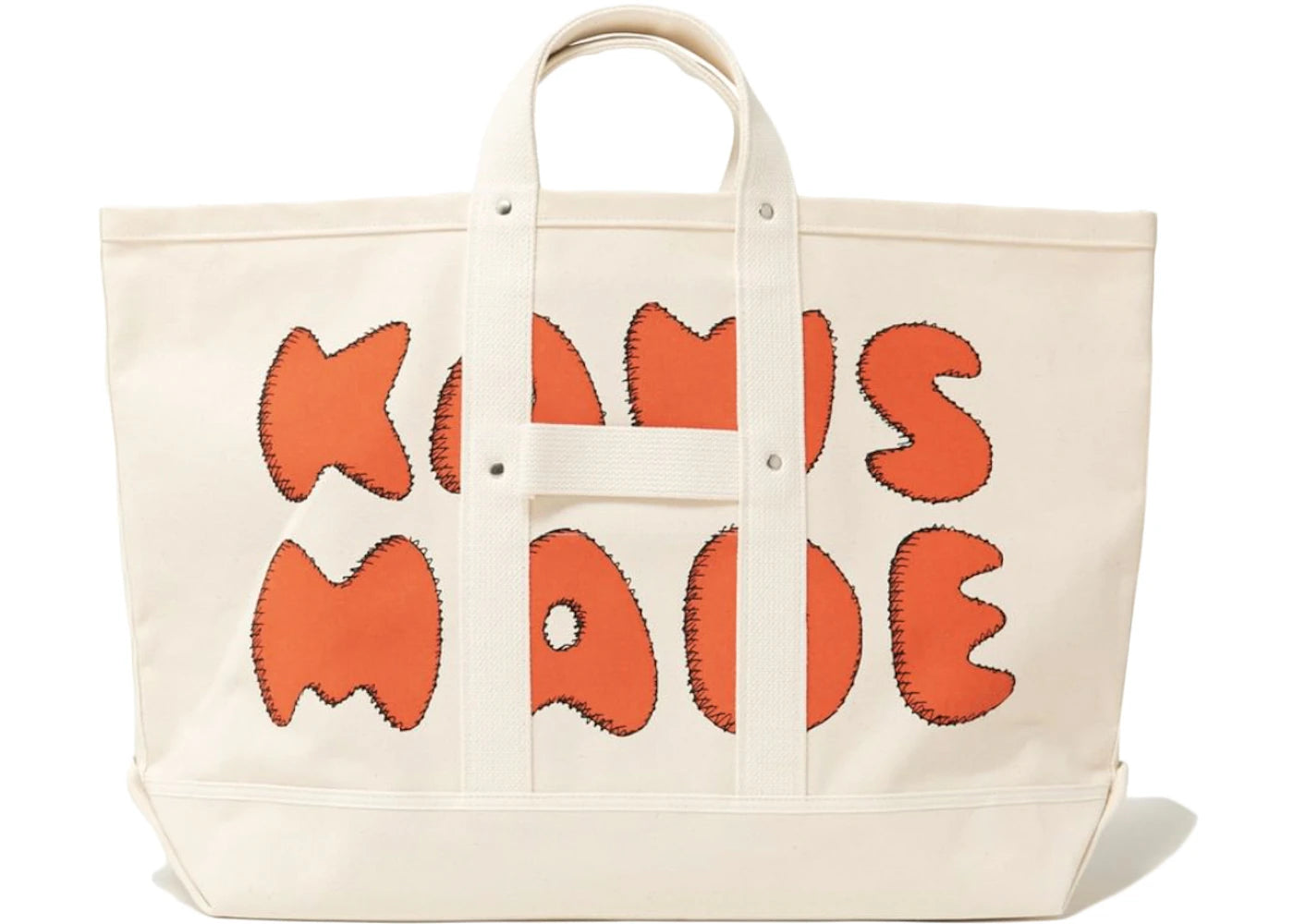 Kaws X Human Made Large Tote Bag White