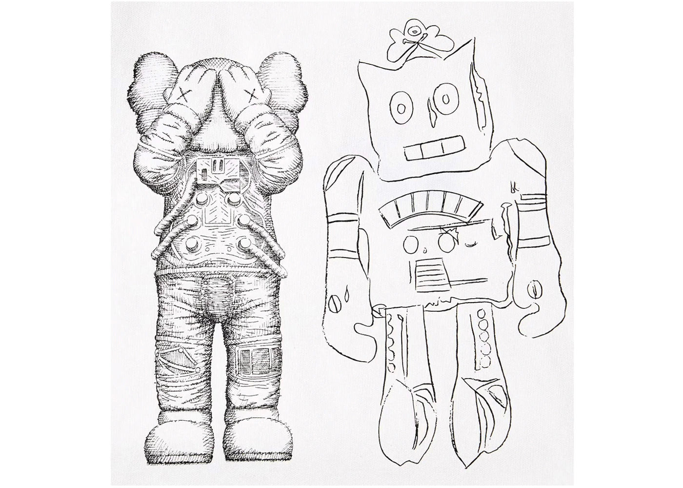 Kaws X Uniqlo Warhol 2Way Tote Bag White