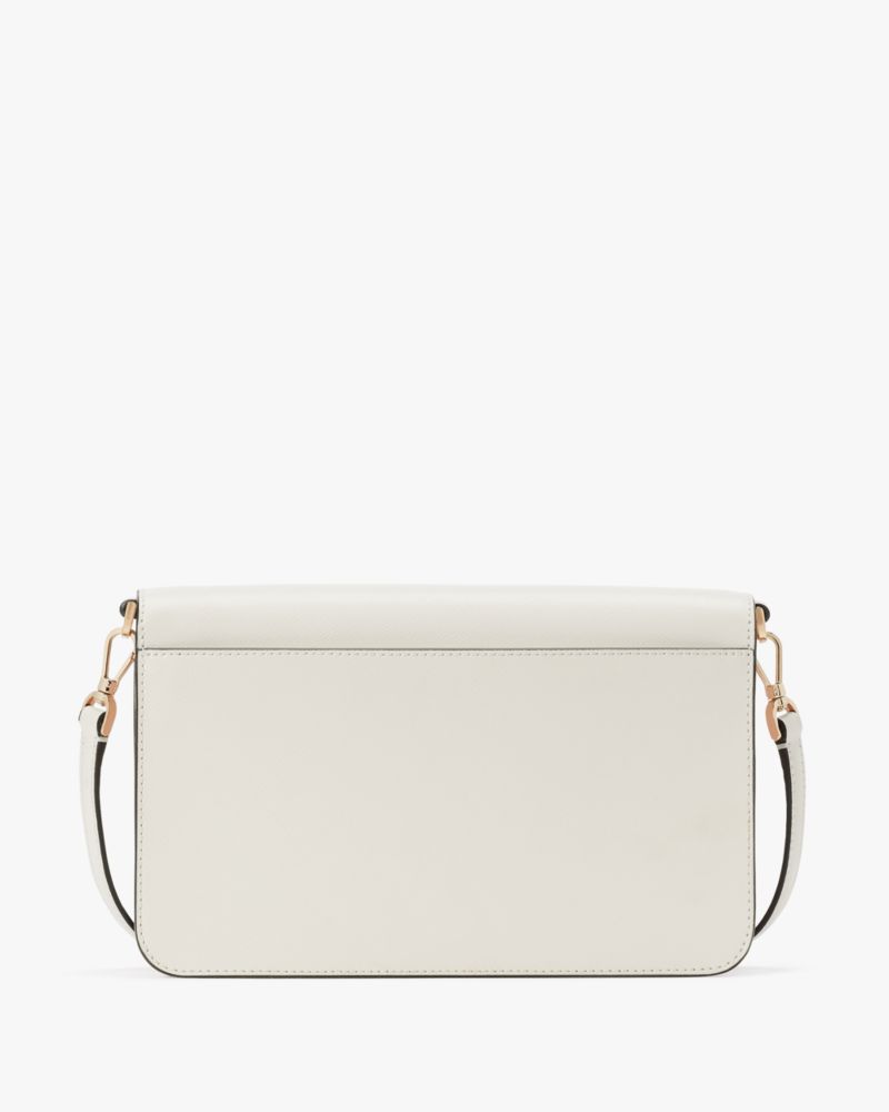 KateSpade Madison Willow Medium Flap Convertible Crossbody Purse Meringue