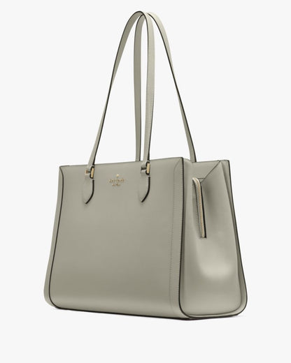 KateSpade Madison Saffiano East West Leather Large Laptop Tote Dusky Pine