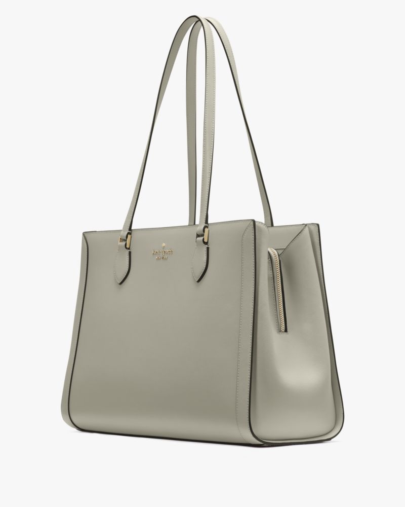 KateSpade Madison Saffiano East West Leather Large Laptop Tote Dusky Pine