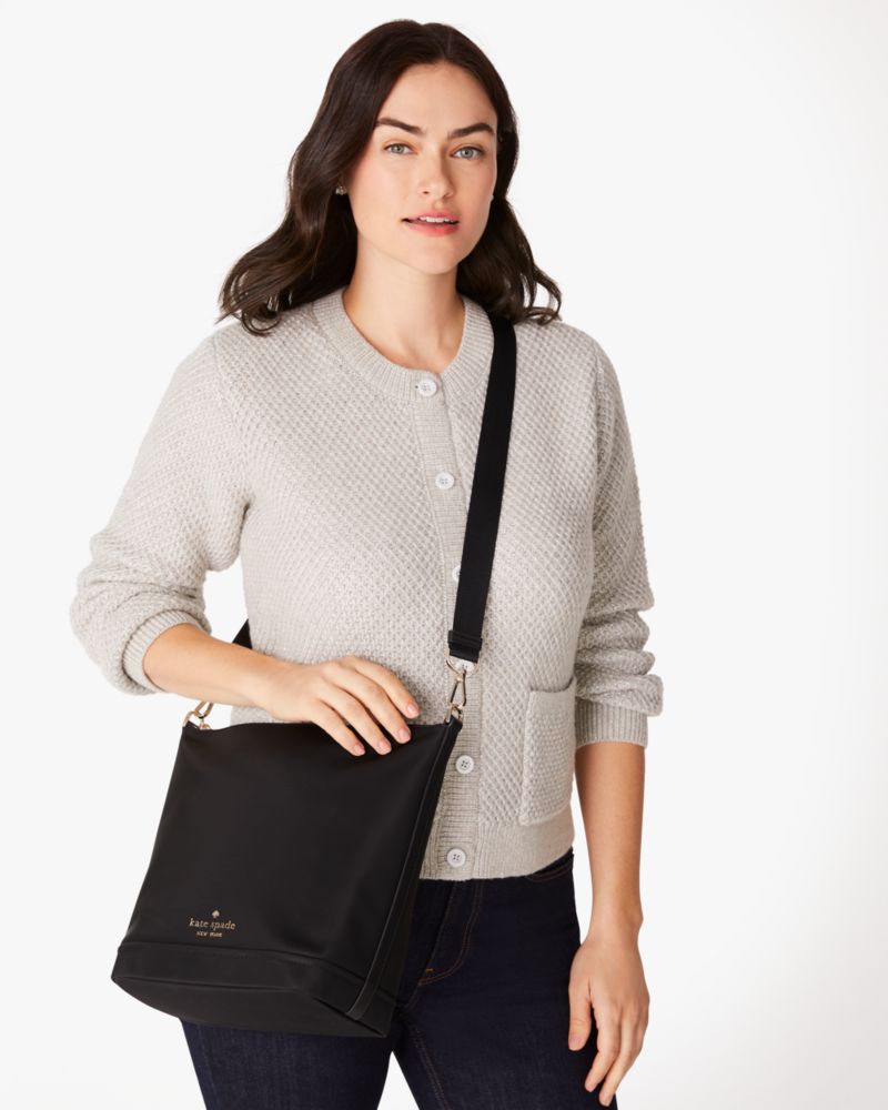 KateSpade Chelsea Large Duffle Crossbody Black