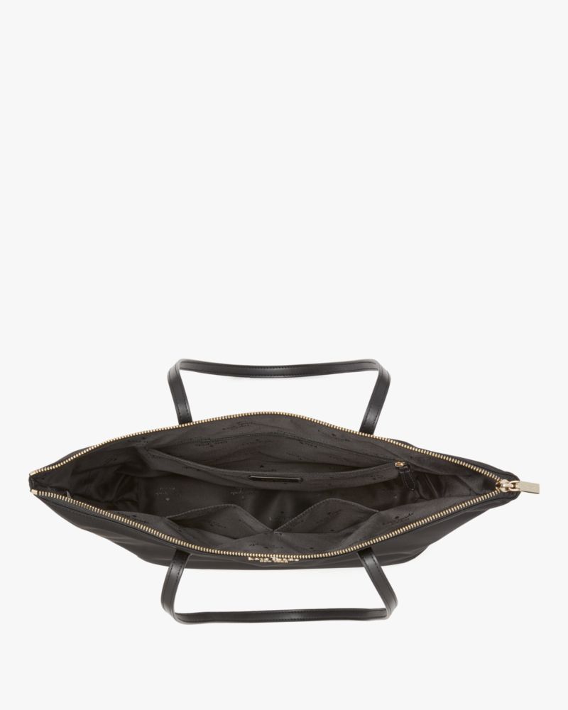 KateSpade Kitt Nylon Medium Tote Black