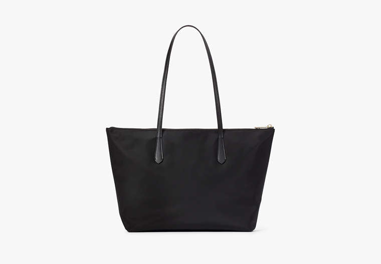 Kitt Nylon Medium Tote Black Black