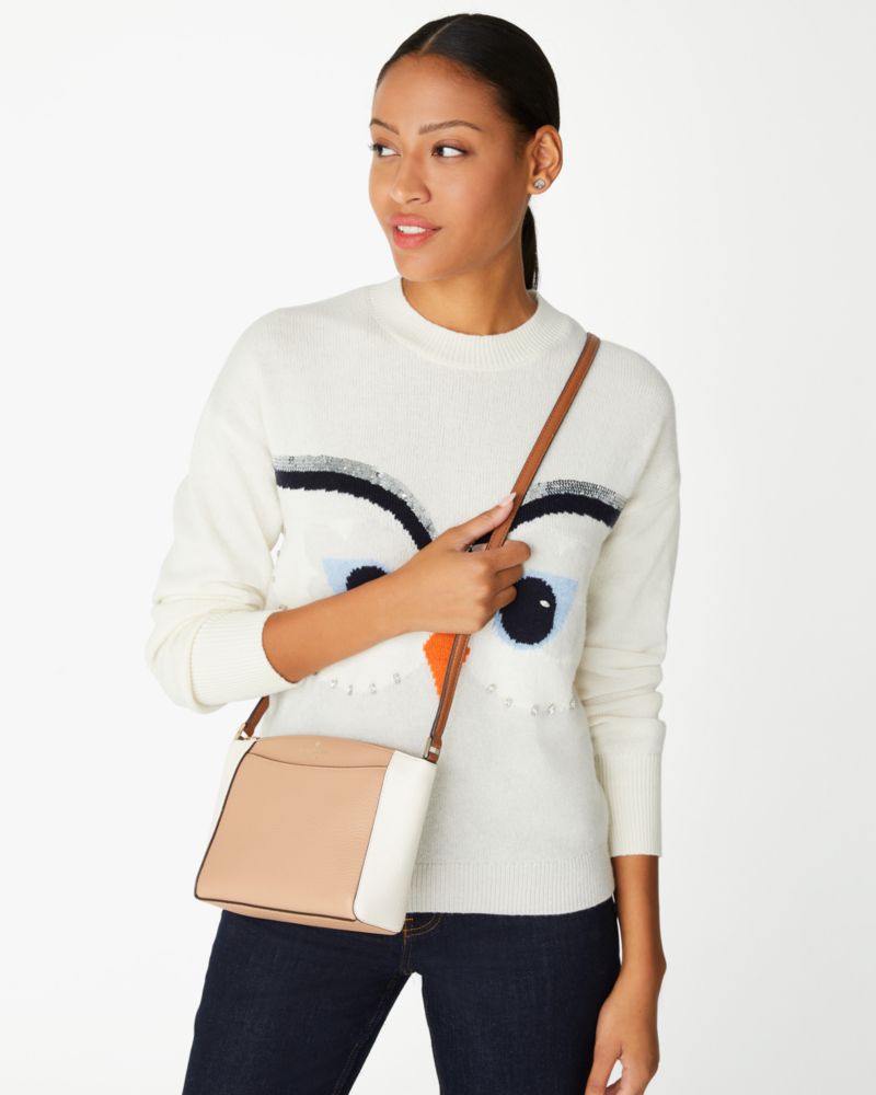 KateSpade Monica Small Crossbody Light Fawn Multi