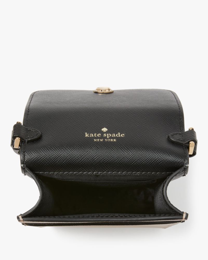 KateSpade Madison North South Flap Phone Crossbody Toasted Hazelnut Multi