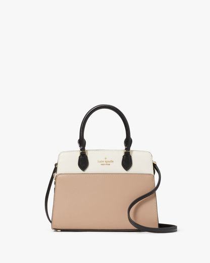 KateSpade Madison Small Satchel Toasted Hazelnut Multi