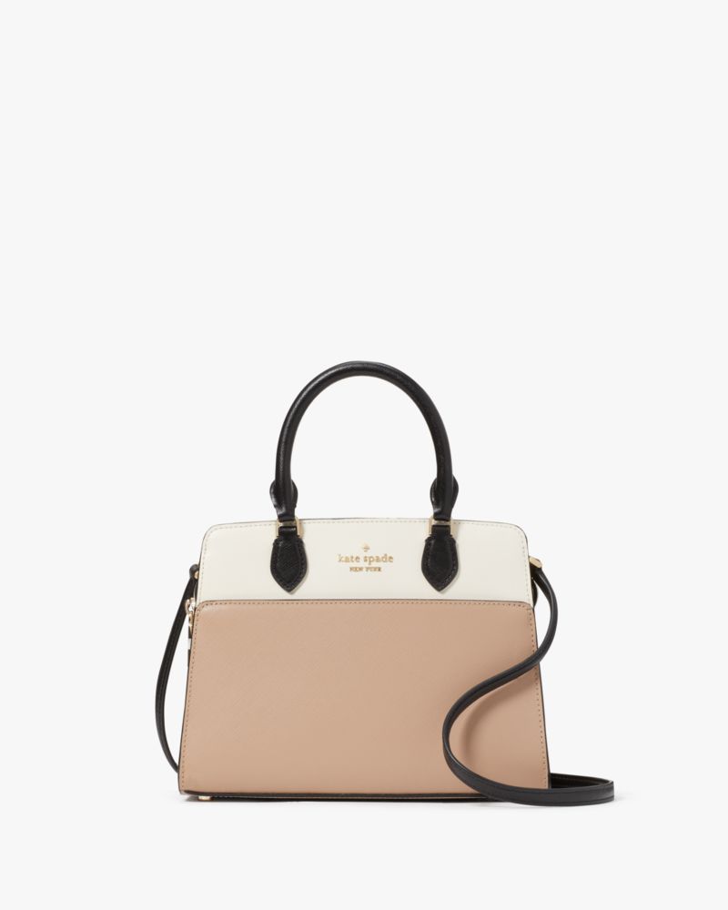KateSpade Madison Small Satchel Toasted Hazelnut Multi