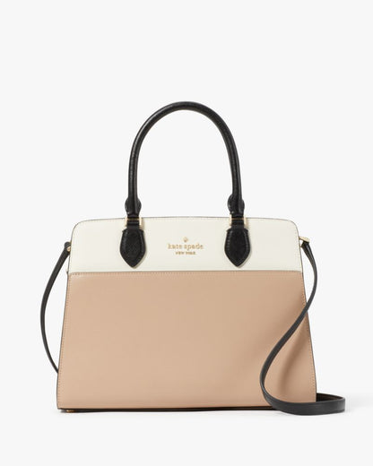 KateSpade Madison Medium Satchel Toasted Hazelnut Multi