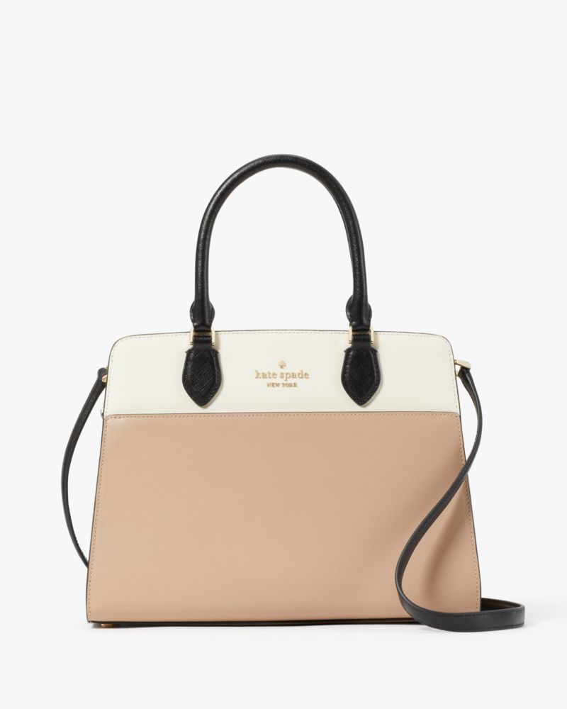 KateSpade Madison Medium Satchel Toasted Hazelnut Multi