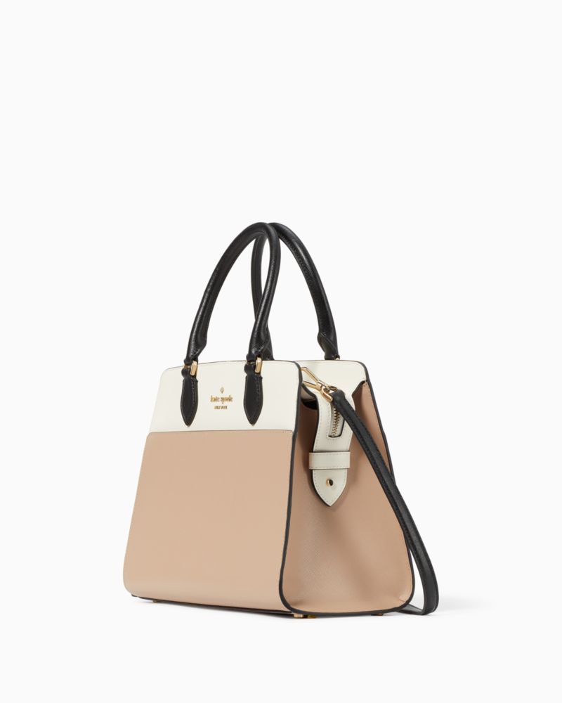 KateSpade Madison Medium Satchel Toasted Hazelnut Multi