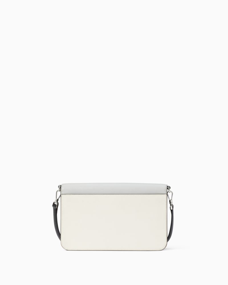 KateSpade Madison Willow Convertible Crossbody Platinum Grey Multi