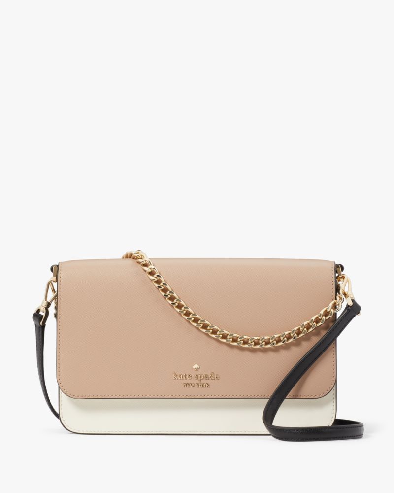 KateSpade Madison Willow Convertible Crossbody Toasted Hazelnut Multi