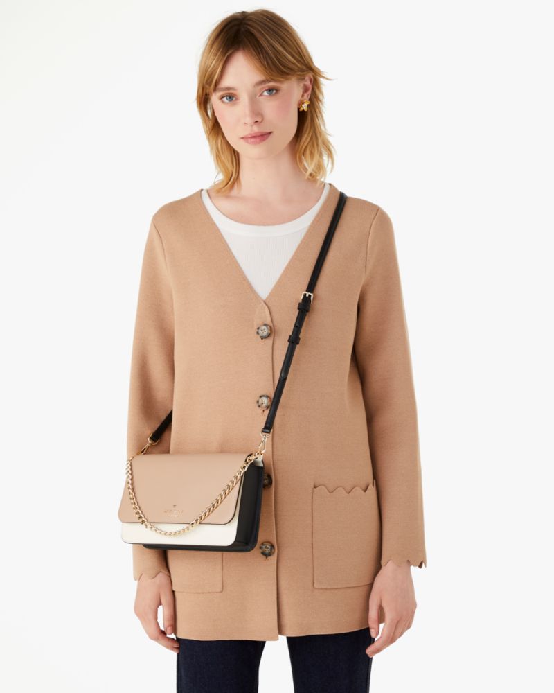 KateSpade Madison Willow Convertible Crossbody Toasted Hazelnut Multi