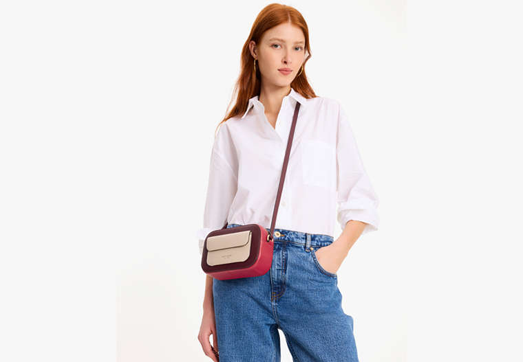 Ava Colorblocked Crossbody Cherry Juice Multi Cherry Juice Multi
