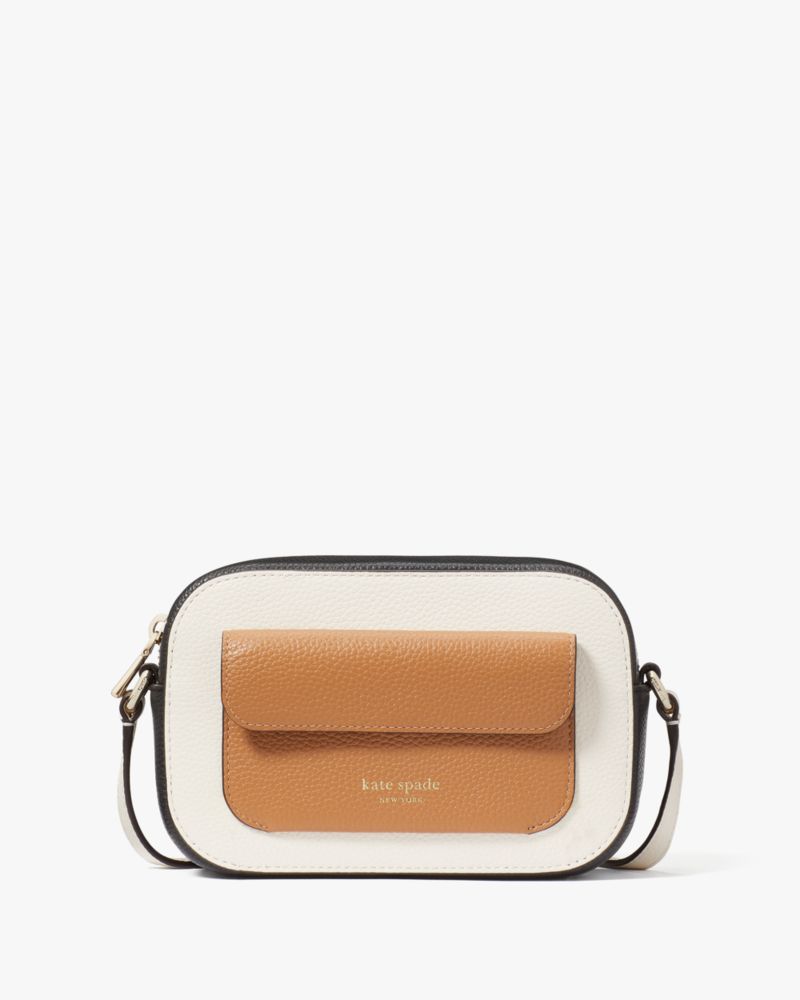 KateSpade Ava Colorblocked Crossbody Parchment Multi
