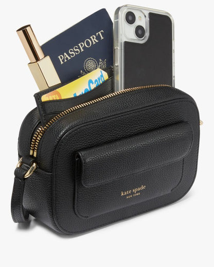 KateSpade Ava Colorblocked Crossbody Parchment Multi