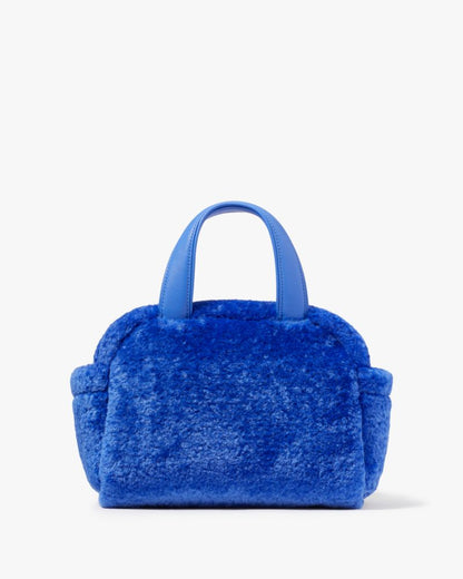 KateSpade Apres Chic Faux Shearling Satchel Fluorite