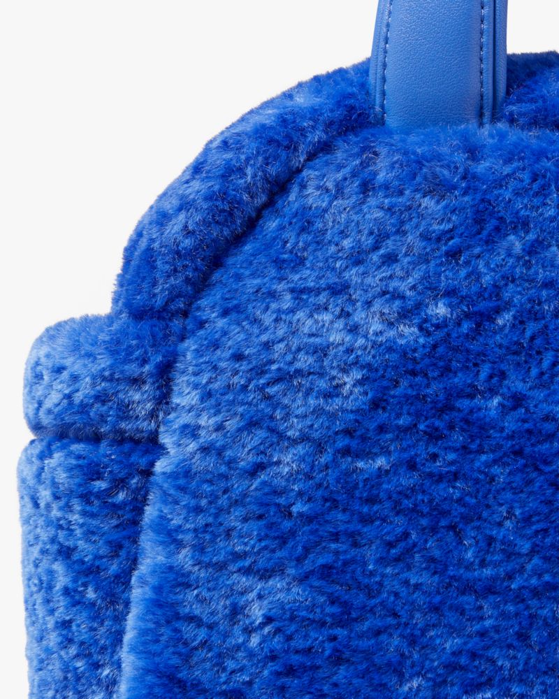 KateSpade Apres Chic Faux Shearling Satchel Fluorite