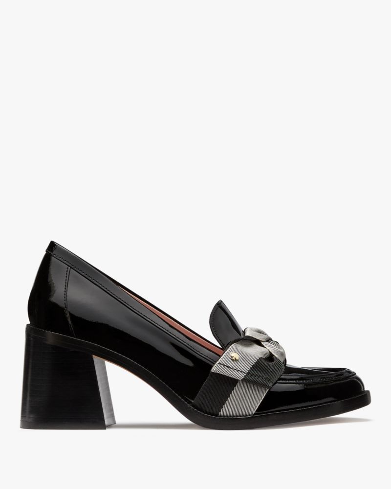 Katespade Leandra Heeled Loafer Black Multi