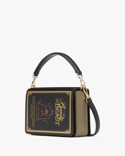 KateSpade Disney X Kate Spade New York Beauty And The Beast 3d Book Crossbody Black Multi