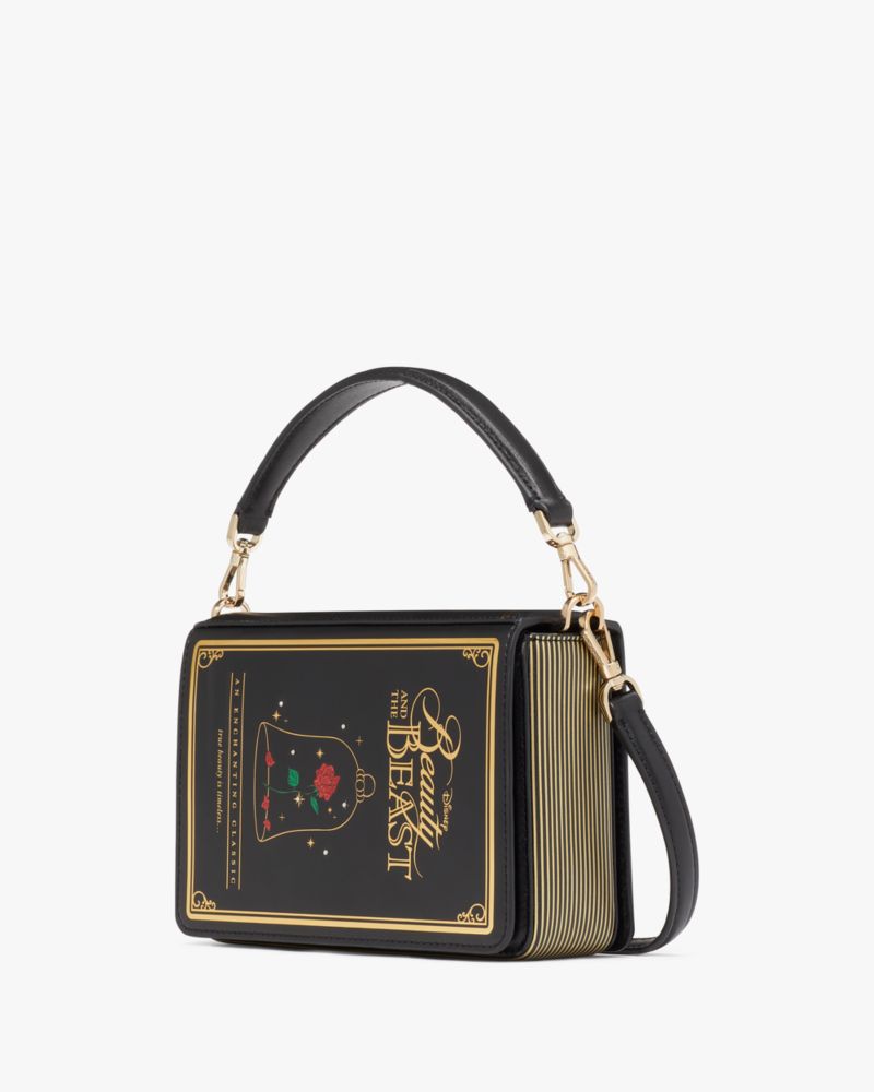 KateSpade Disney X Kate Spade New York Beauty And The Beast 3d Book Crossbody Black Multi