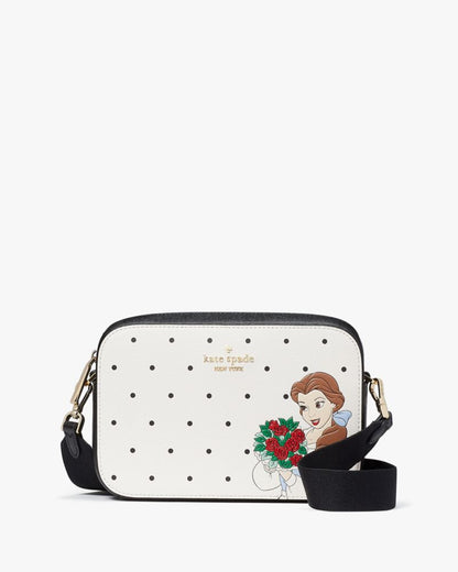 KateSpade Disney X Kate Spade New York Beauty And The Beast Mini Camera Bag Cream Multi