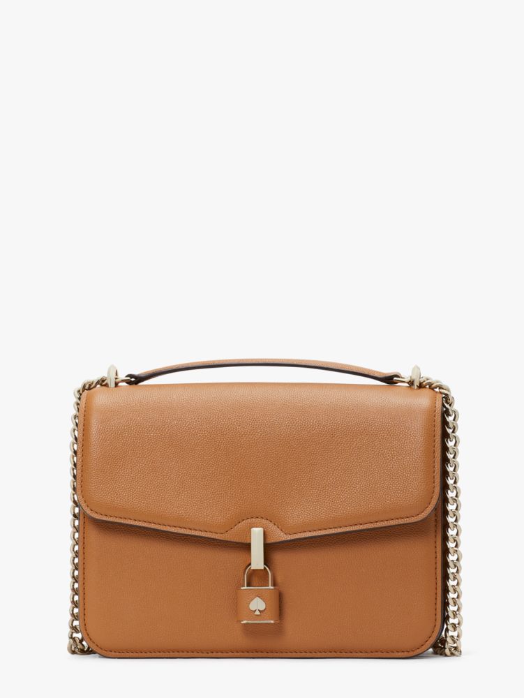KateSpade Locket Large Flap Shoulder Bag Bungalow