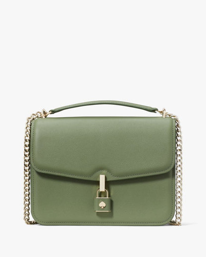 KateSpade Locket Large Flap Shoulder Bag Romaine