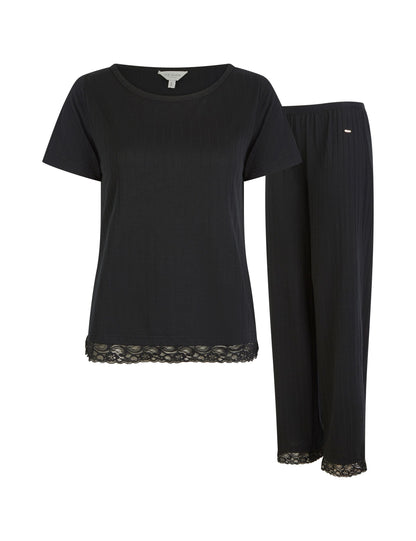 Ted Baker Kelly Ribbed Jersey Wide Leg Pyjama Set Women's