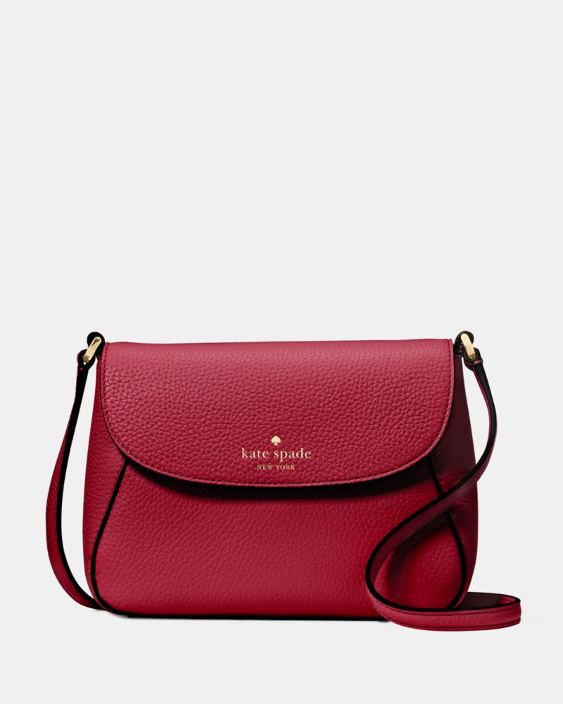 KateSpade Monica Small Flap Crossbody Red Jam