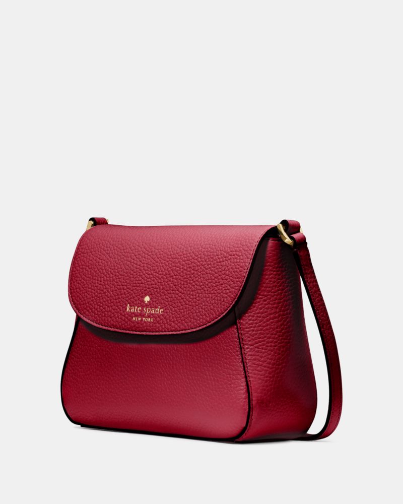 KateSpade Monica Small Flap Crossbody Red Jam