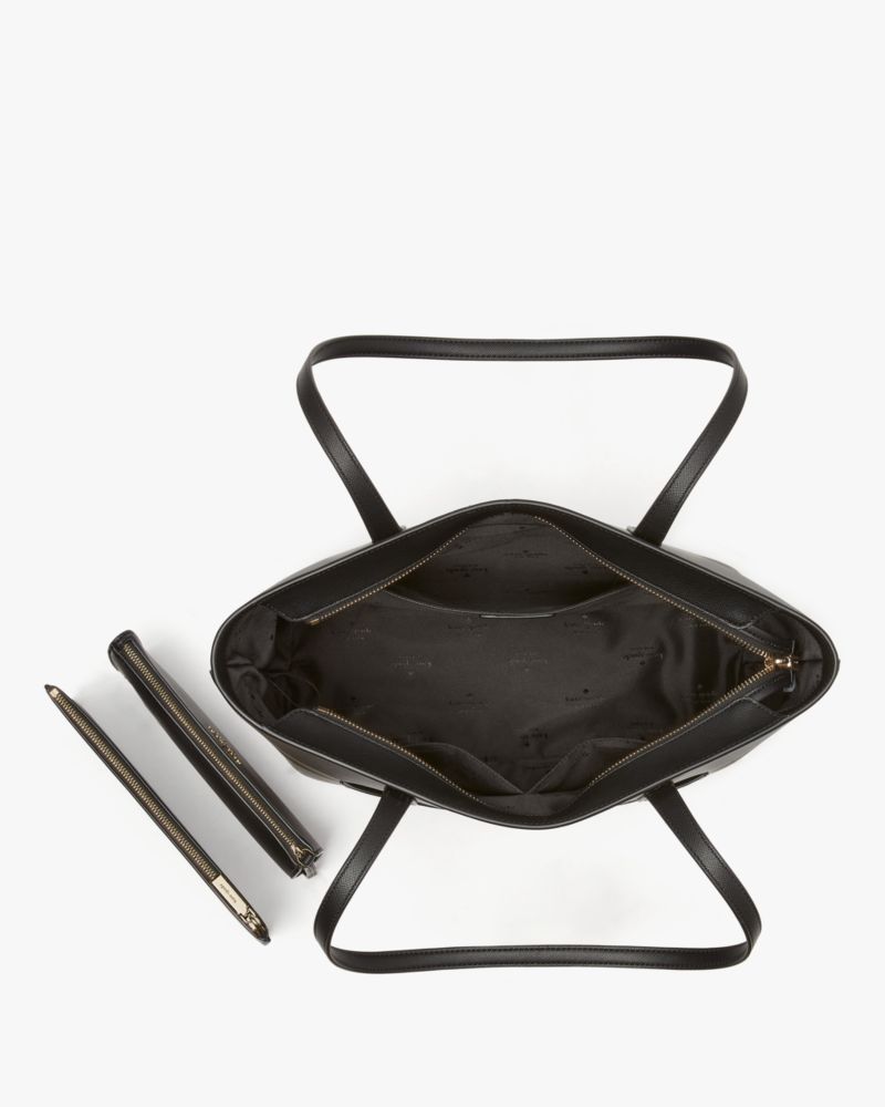 KateSpade Staci Large Tote Set Black