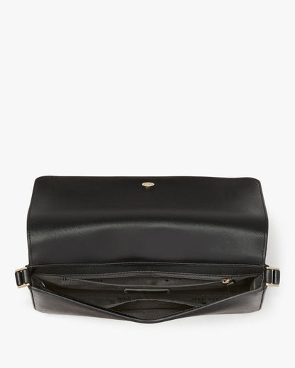 KateSpade Staci Flap Medium Shoulder Bag Black