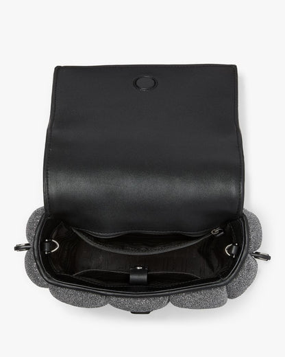 KateSpade Boxxy Metallic Crossbody Silver