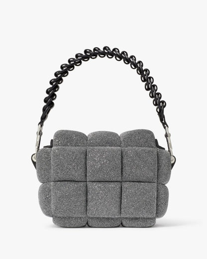 KateSpade Boxxy Metallic Crossbody Silver