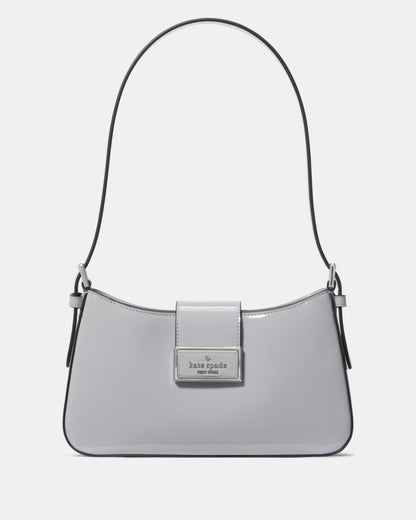 KateSpade Reegan Patent Fabric Small Shoulder Bag Pavement