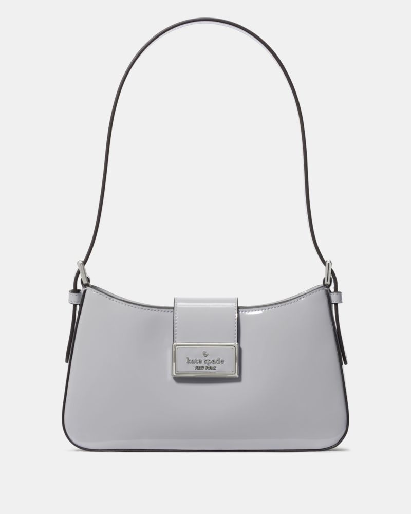 KateSpade Reegan Patent Fabric Small Shoulder Bag Pavement