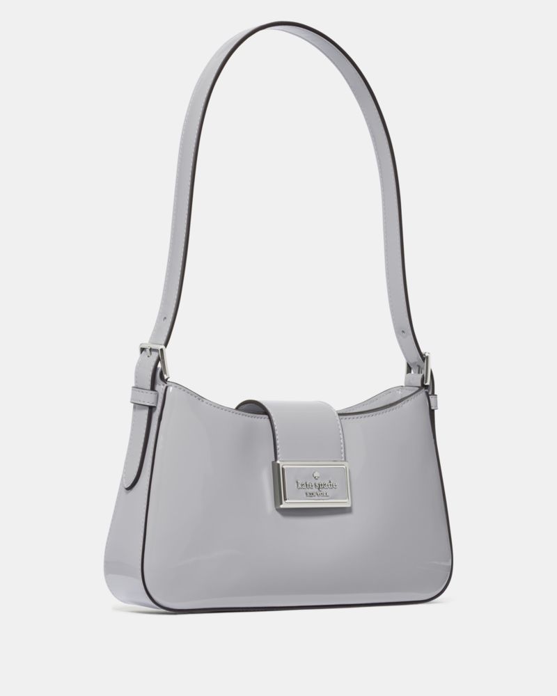 KateSpade Reegan Patent Fabric Small Shoulder Bag Pavement