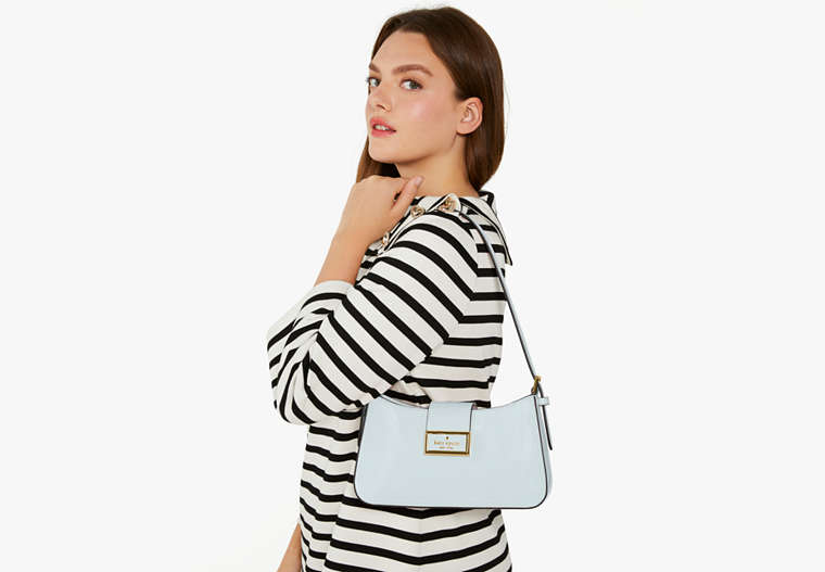 Reegan Patent Small Shoulder Bag Hazy Morning Hazy Morning